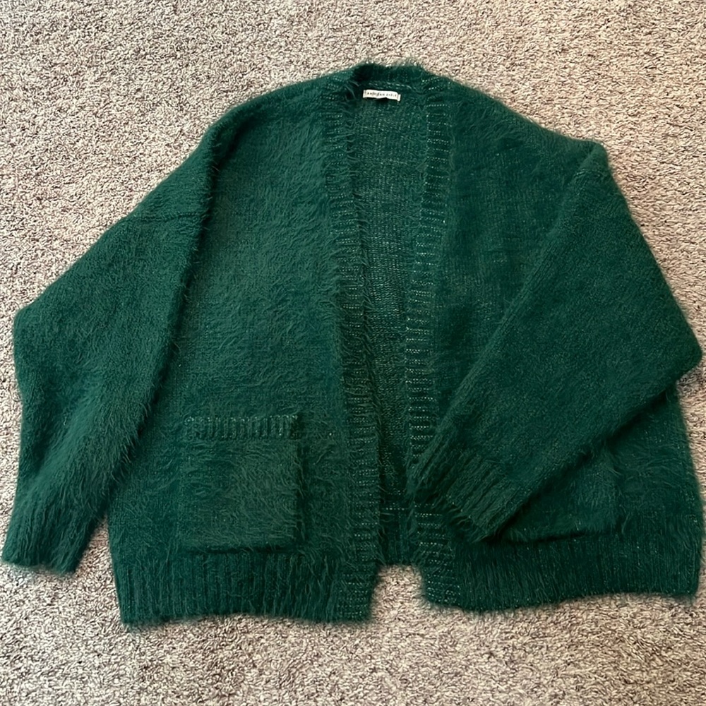 NWOT American Eagle eyelash cardigan XL